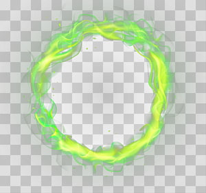 Light Green White point Halo, Green Halo White Point Effect Element ...