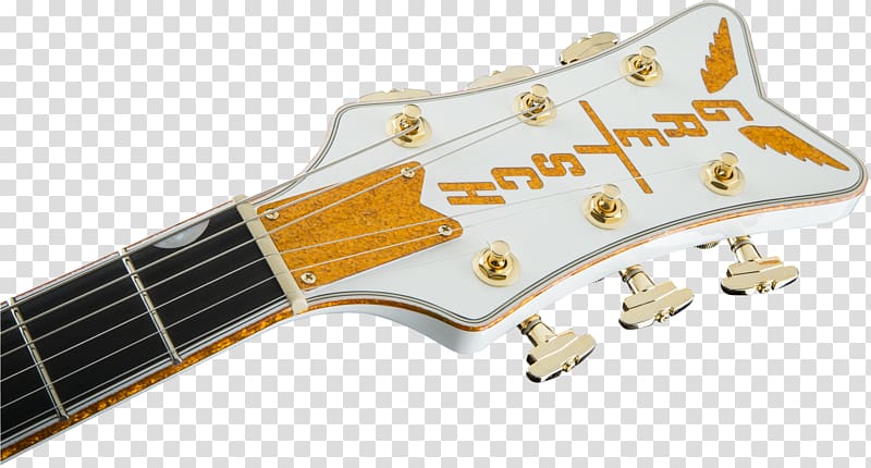 Bass guitar Acoustic-electric guitar Gretsch White Falcon, Bass Guitar transparent background PNG clipart