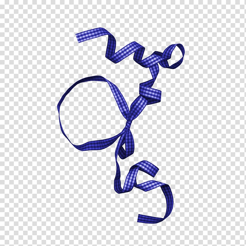 Shoelace knot Ribbon Designer, Blue dot ribbon transparent background PNG clipart