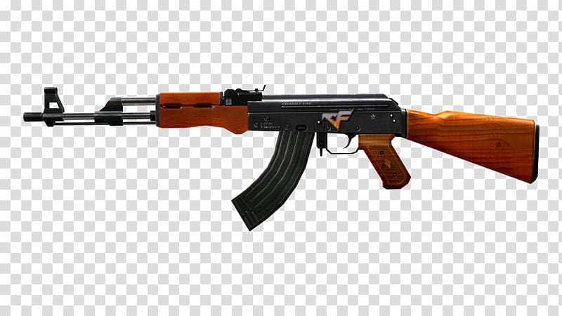 brown and black AK47 illustration, AK-47 Firearm Weapon, AK-47 transparent background PNG clipart