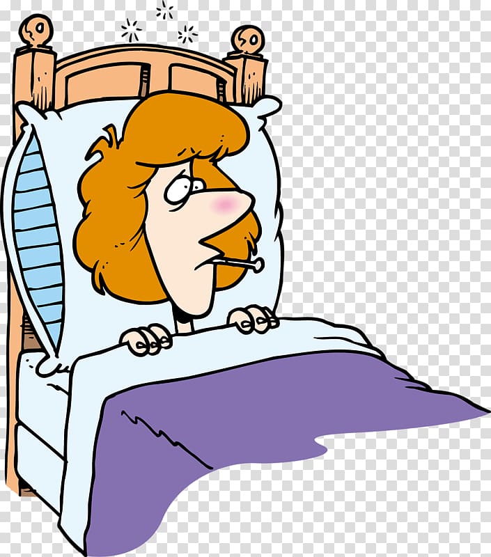 , Big nose on the bed transparent background PNG clipart