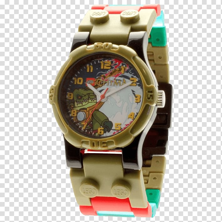 Watch Lego Legends of Chima Lego minifigure Clock, Watch Accessory transparent background PNG clipart
