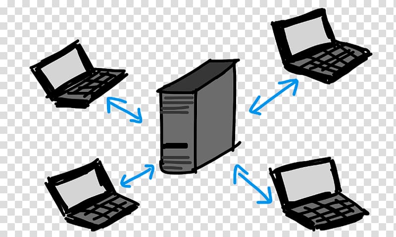 Computer Servers Client–server model Computer network Proxy server, Ftp Clients transparent background PNG clipart