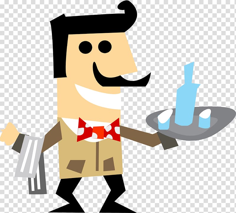 Waiter , excellent staff transparent background PNG clipart