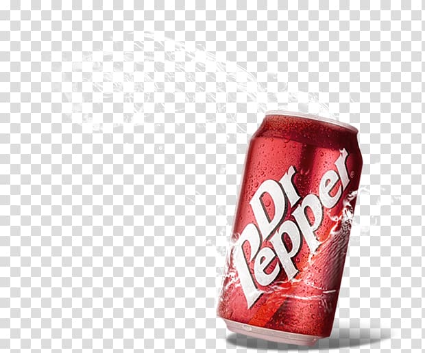 Aluminum can Fizzy Drinks Beverage can Dr Pepper Carbonation, Dr. Pepper transparent background PNG clipart