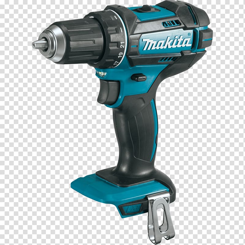 Makita LXT XPH12Z Augers Hammer drill Impact driver, electric screw driver transparent background PNG clipart