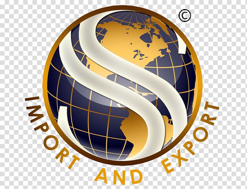 Logo Export Import International trade, cashew transparent background PNG clipart