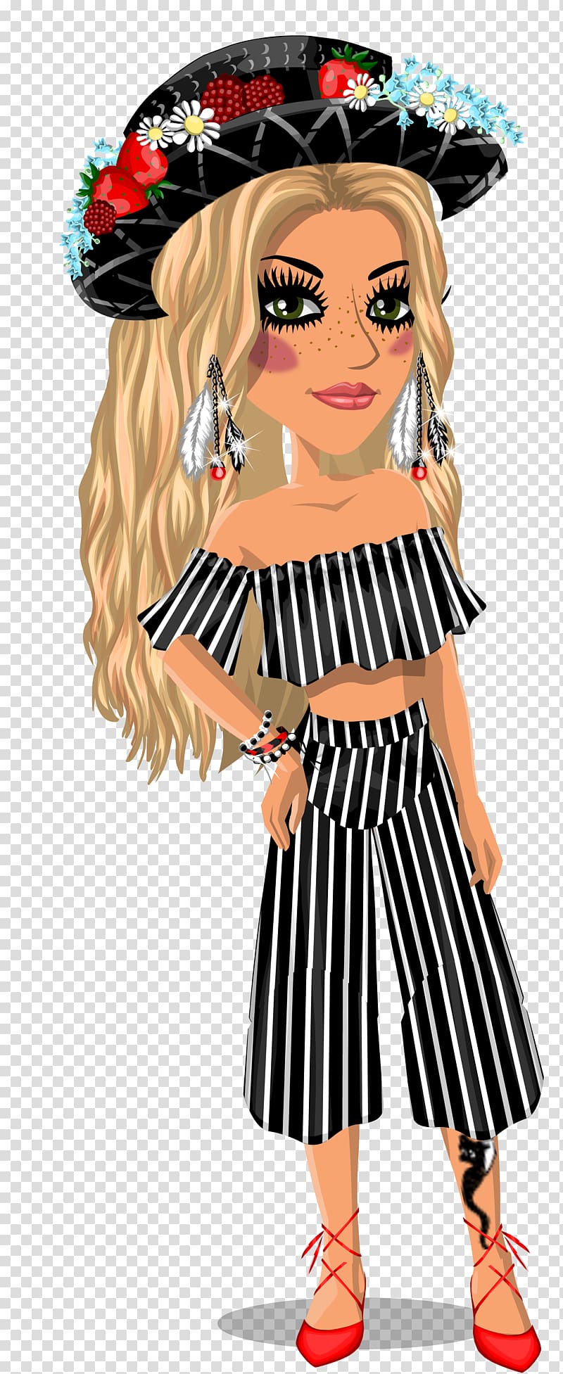 MovieStarPlanet Hair User Costume design , STYLE transparent background PNG clipart