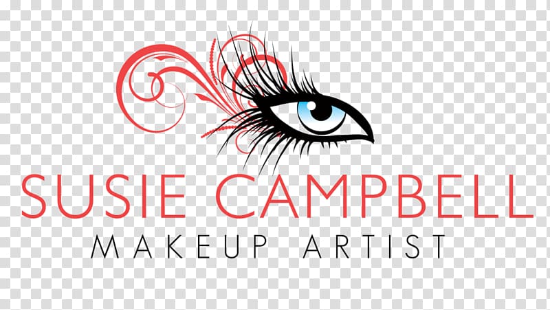 Eyelash Logo Cosmetics, makeup artist logo transparent background PNG clipart