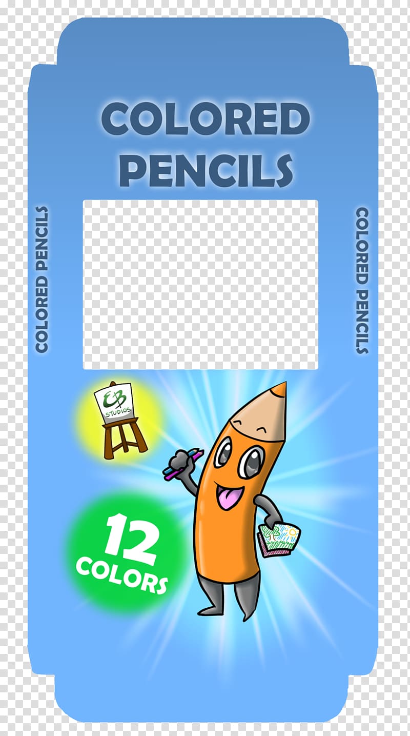 Colored pencil Pen & Pencil Cases Crayola, box designs transparent background PNG clipart