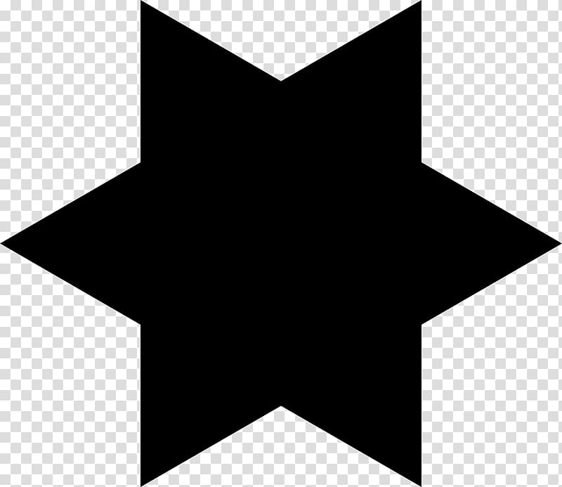 Five-pointed star Hexagram , six transparent background PNG clipart