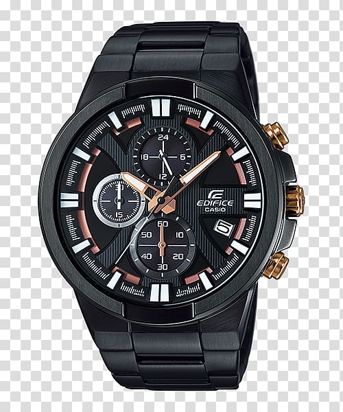 Casio Edifice Watch Chronograph G-Shock, watch transparent background PNG clipart