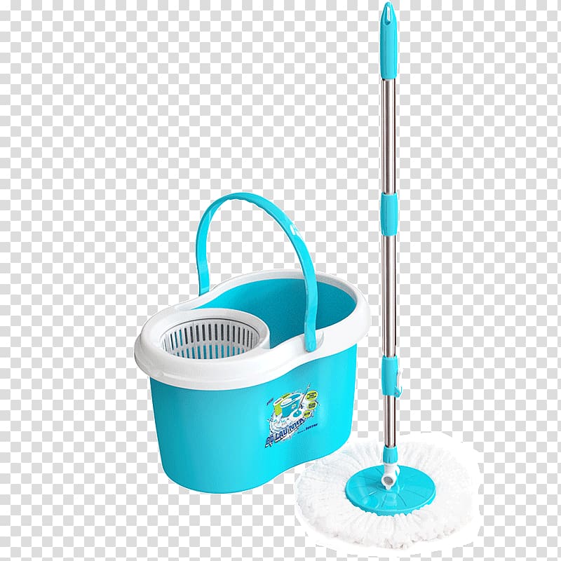 Mop Bucket Microfiber Plastic Floor, bucket transparent background PNG clipart