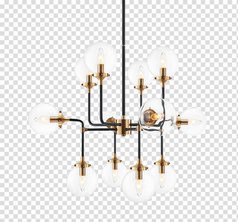 Chandelier Ceiling Light fixture, design transparent background PNG clipart