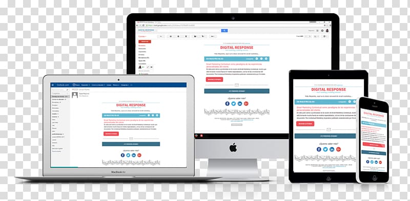 HTML email Web design Company Marketing, responsive design transparent background PNG clipart