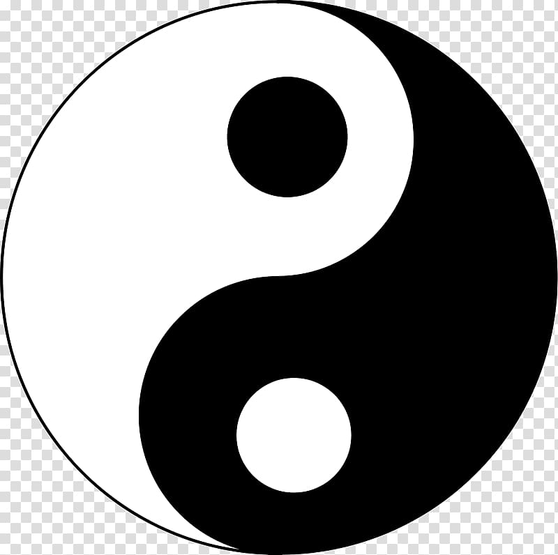 Yin and yang Symbol , Free Artwork transparent background PNG clipart