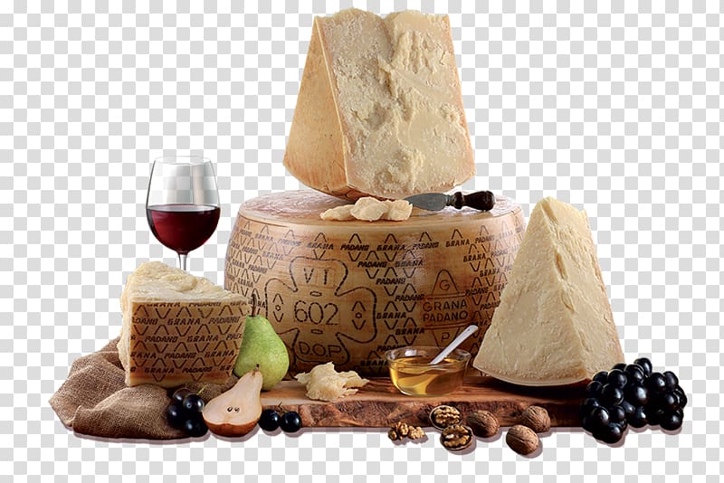 Grana Padano Parmigiano-Reggiano Milk Cheese, Grana Padano transparent background PNG clipart