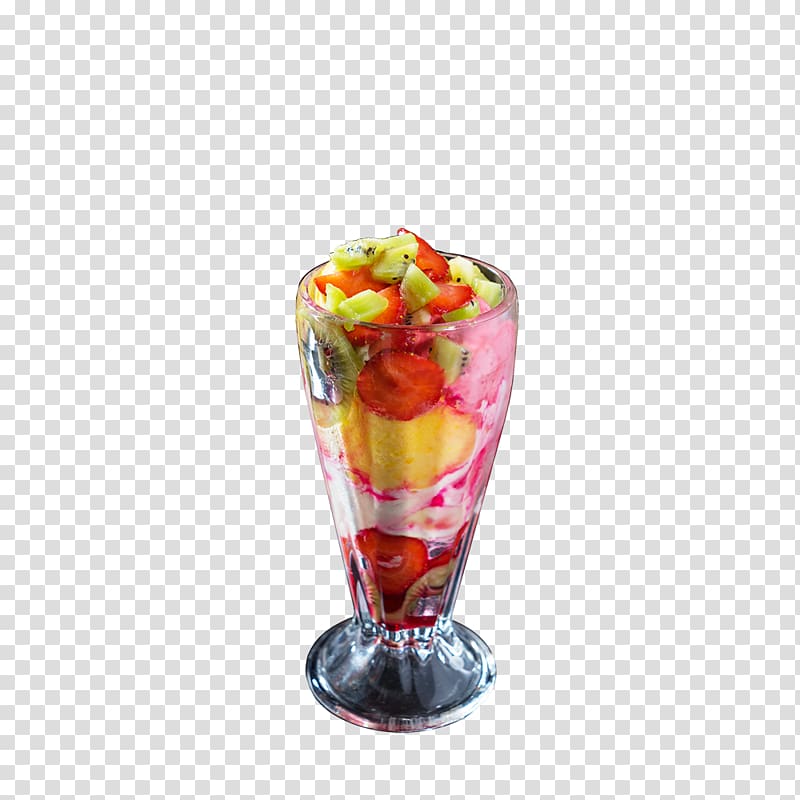 Knickerbocker glory Sundae Ice cream Parfait Sorbet, passion transparent background PNG clipart