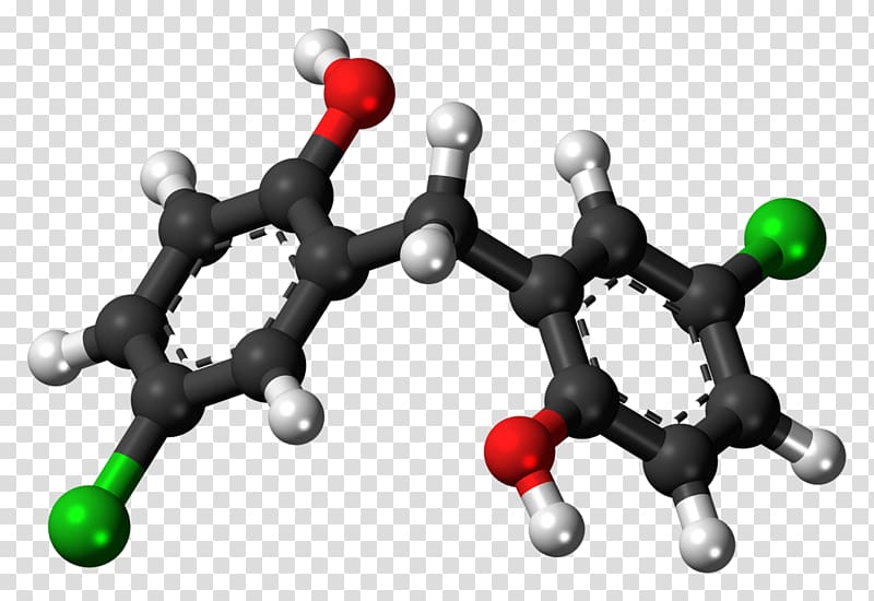 Dichlorophen Molecule Anticestodal agent Hydrophobe Chemistry, molecule transparent background PNG clipart
