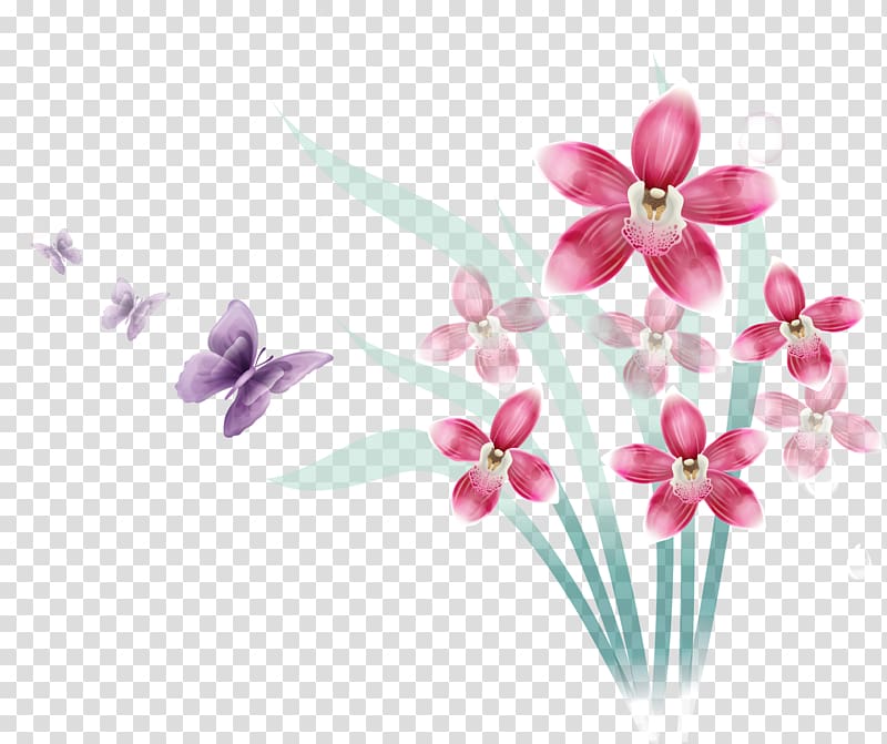 Orchids Flower Information, female flowers transparent background PNG clipart