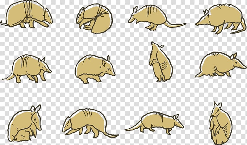 Giant armadillo Computer mouse Illustration, Cartoon mouse transparent background PNG clipart