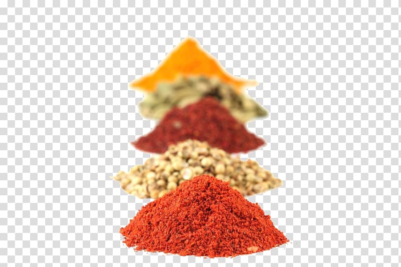 five variable of substance, Spice Mill Food Condiment Seasoning, Kitchen spices transparent background PNG clipart