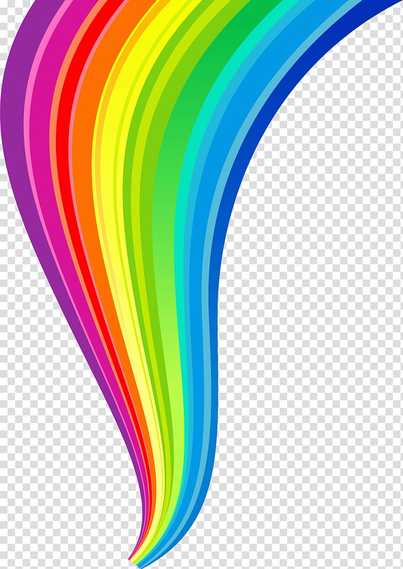 rainbow illustration, Flame Rainbow transparent background PNG clipart