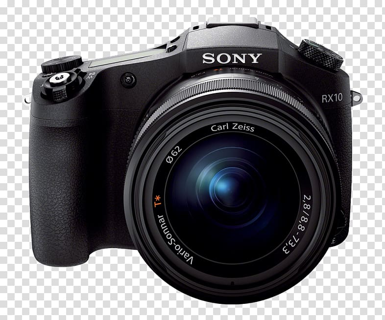 Sony Cyber-shot DSC-RX10 II Point-and-shoot camera 索尼, Camera transparent background PNG clipart