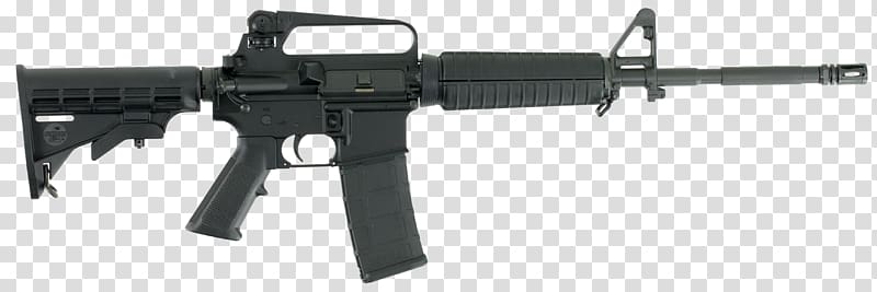 AR-15 style rifle Assault rifle ArmaLite Firearm Colt AR-15, assault rifle transparent background PNG clipart