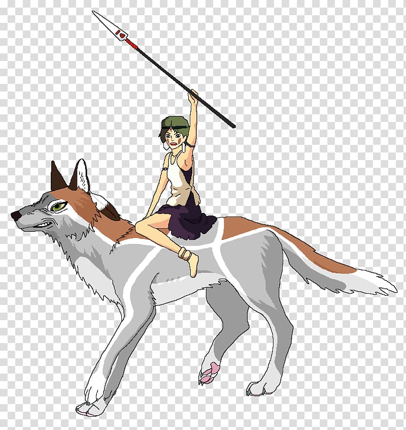 Canidae Horse Dog , Princess Mononoke transparent background PNG clipart
