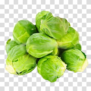 bunch of cabbage, Brussels Sprouts transparent background PNG clipart