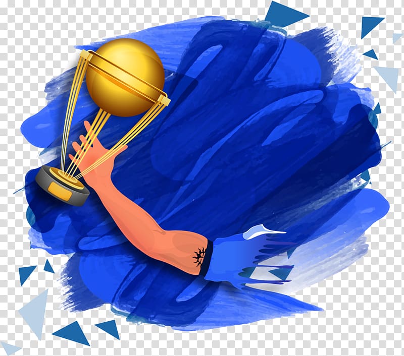 Cricket Illustration, Champions Cup transparent background PNG clipart