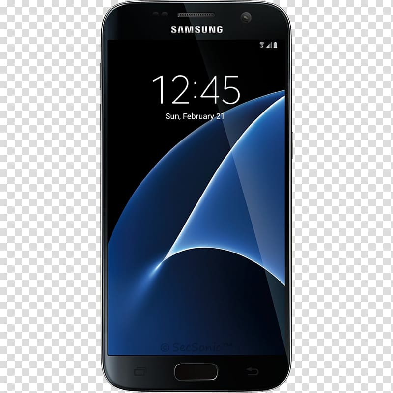 Samsung GALAXY S7 Edge Smartphone Android black onyx, galaxy s7 edge transparent background PNG clipart