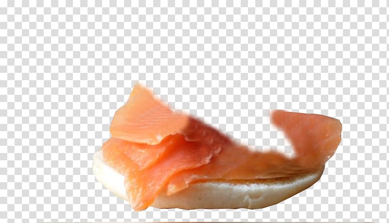 Smoked salmon Sashimi Lox Madeleine Macaron, pan dulce transparent background PNG clipart