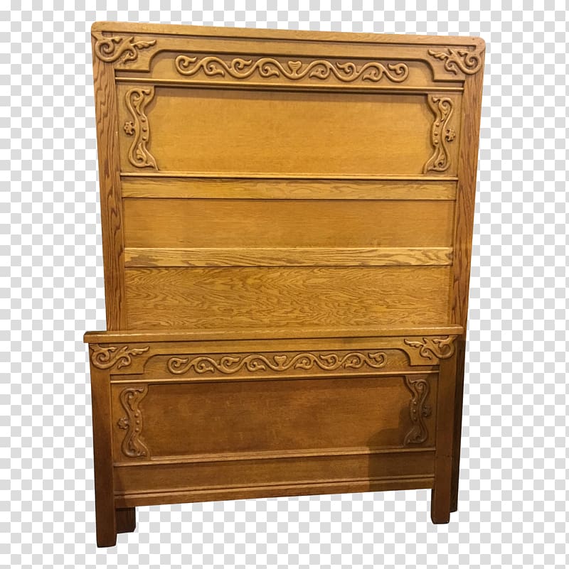Bedside Tables Chest of drawers Chiffonier Wood stain, Carved Beds transparent background PNG clipart