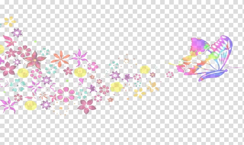 Butterfly Color Drawing, header and footer transparent background PNG clipart