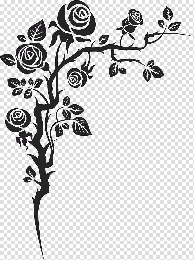 continental rose pattern transparent background PNG clipart