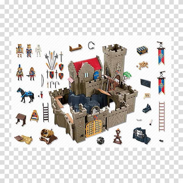 Playmobil 6000 Royal Lion Knights Castle Ritterburg Amazon.com, Castle transparent background PNG clipart