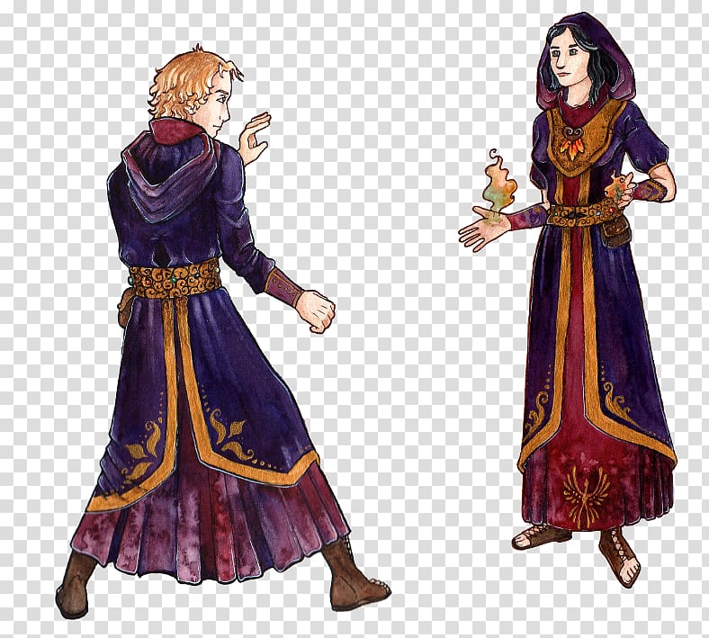 Robe Middle Ages Costume design, Arcanae transparent background PNG clipart