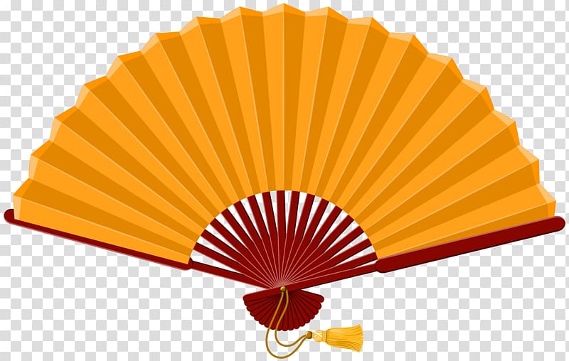 China Hand fan Paper , lucky symbols transparent background PNG clipart