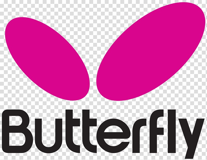 Butterfly Logo Ping Pong Brand Pingpongbal, butterfly transparent background PNG clipart