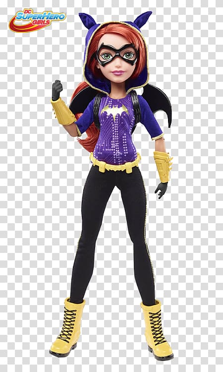 Batgirl Wonder Woman DC Super Hero Girls Supergirl Action Doll Superhero, batgirl transparent background PNG clipart