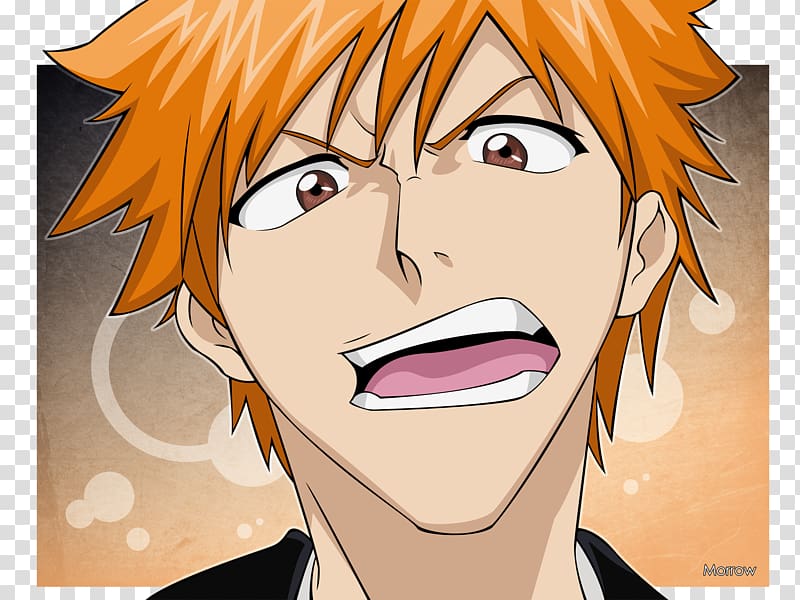 Ichigo Kurosaki Yusuke Urameshi Light Yagami Anime Orange, ichigo kurosaki transparent background PNG clipart
