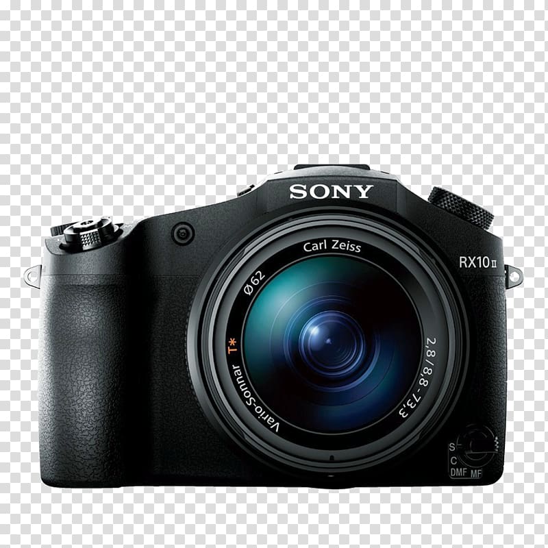 Sony Cyber-shot DSC-RX100 Sony Cyber-shot DSC-RX10 III Point-and-shoot camera, sony transparent background PNG clipart