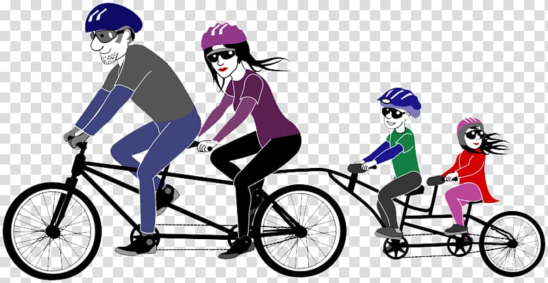 Tandem bicycle Cycling , Bicycle transparent background PNG clipart