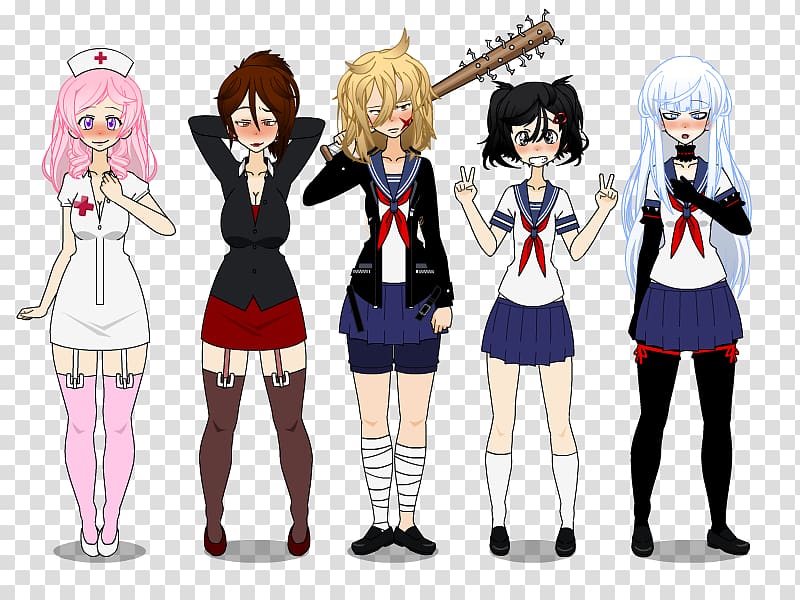 School uniform Yandere Simulator, others transparent background PNG clipart