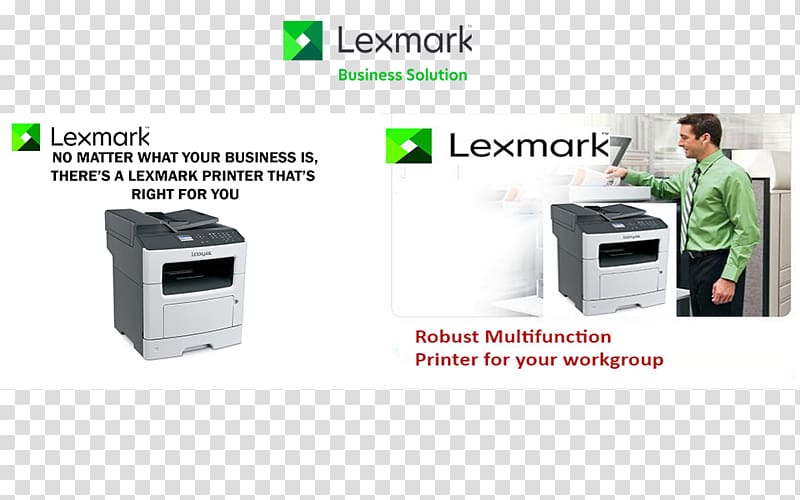Multi-function printer Laser printing Output device Lexmark MX310, printer transparent background PNG clipart