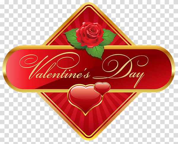 Happy Valentines Day transparent background PNG clipart