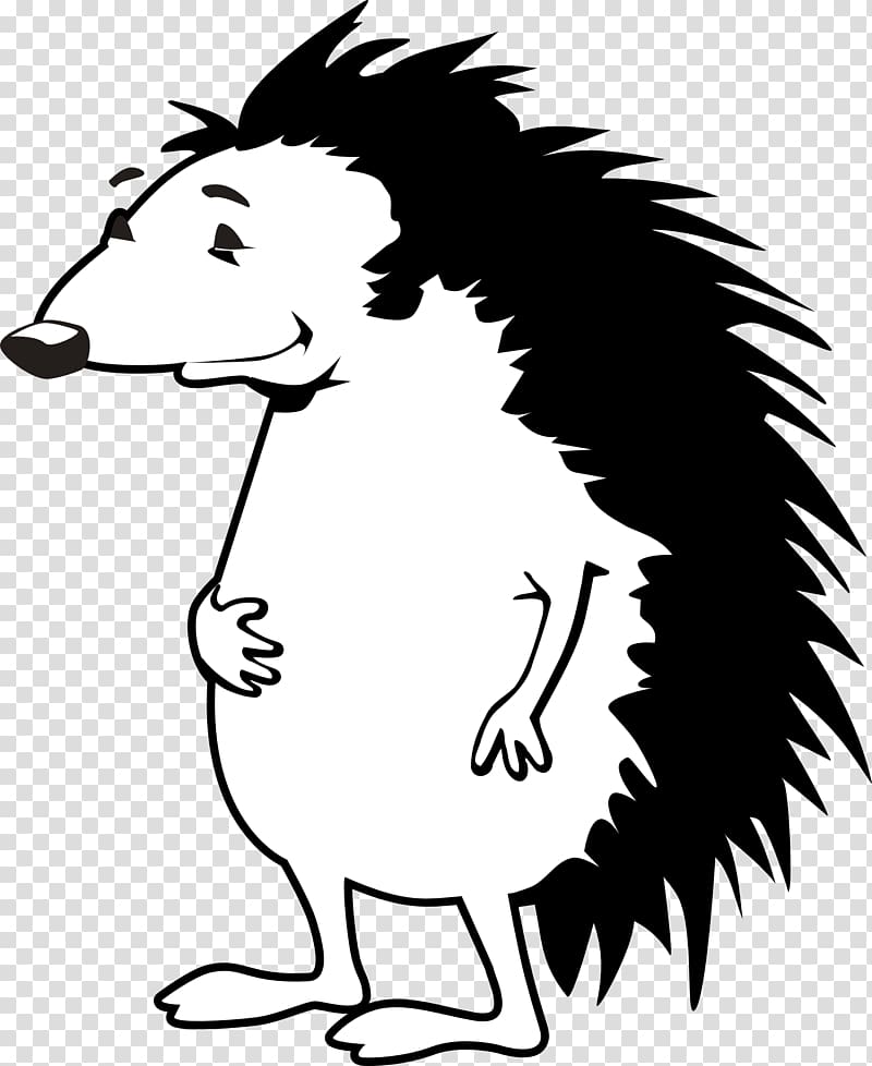 Hedgehog Free content , Hedgehog Outline transparent background PNG clipart