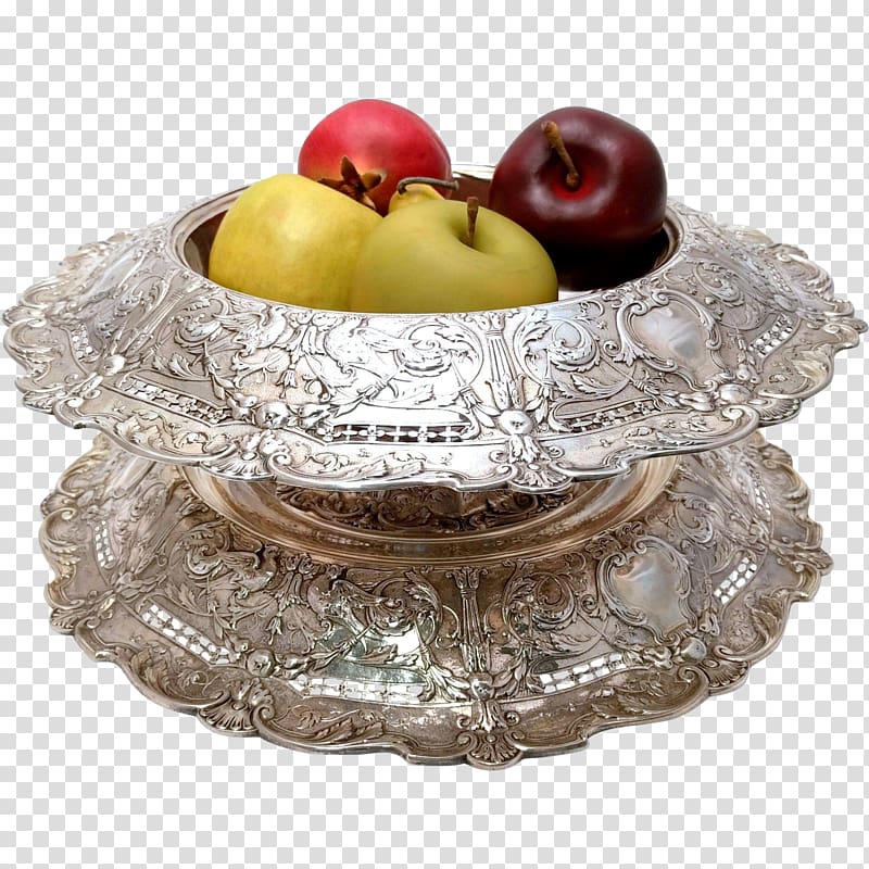 Plate Table Bowl Silver Platter, Plate transparent background PNG clipart